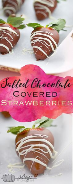 chocolate covered strawberries on a white plate