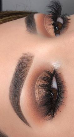 Brown Eyeshadow Looks, Brown Makeup Looks, Golden Eye Makeup, Soft Eye Makeup