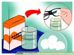 how to remove scratchles from plastic glasses with pictures and instructions on how to use them