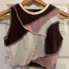 Contrast Stitch Colorblock Tank Top Never Worn It’s A Bit Tight On Me But It’s Super Cute Shein Tops, Contrast Stitch, Color Blocking, Tights, Super Cute, Crop Tops, Womens Tops, Tank Tops, Women Shopping