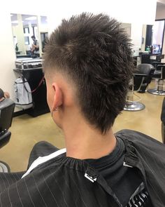 Women's Mohawk Hairstyles, Mohawk Back View, Men’s Haircut Short Mohawk, Mullet Mohawk Mens, Short Mohawk Men, Mohawk Fade Men, Short Mohawk Fade, Fauxhawk Fade Men, Fohawk Haircut Fade