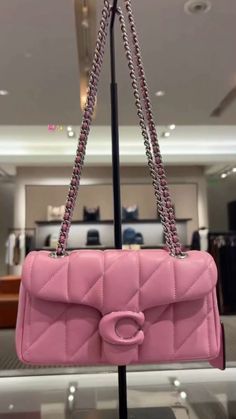 Coach Bags Aesthetic, Siren Archetype, Coach Tabby Bag, Pink Coach Bag, Purse Collection, My Style Bags, Dream Bags, Luxury Bags Collection, Handbag Essentials