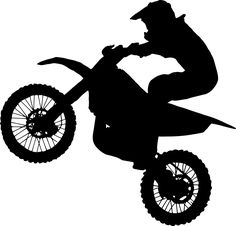 a person on a dirt bike in the air