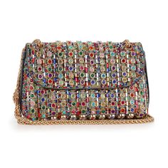 Bejeweled Multicolor Mosaic Chain Handbag Multicolor Bags With Chain Strap As Gift, Glamorous Multicolor Bags For Formal Occasions, Trendy Multicolor Shoulder Bag For Evening, Multicolor Chain Strap Shoulder Bag For Formal Occasions, Embellished Multicolor Evening Bag As Gift, Multicolor Embellished Evening Bag As Gift, Multicolor Clutch Shoulder Bag For Formal Occasions, Formal Multicolor Clutch Shoulder Bag, Elegant Multicolor Shoulder Bag For Evening