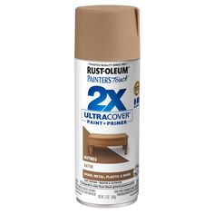 a spray can of rust - to - aluminum paint with the words 2x on it