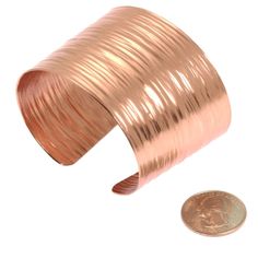 Stylish Bark Copper Cuff Bracelet Offered by #Etsy #Style #Copper https://www.etsy.com/listing/167266385 Rose Gold Copper Bangle Cuff Bracelet, Rose Gold Copper Cuff Bangle, Elegant Rose Gold Copper Bangle, Rose Gold Cuff Bracelet, Copper Accessories, Copper Bracelets, Award Winning Jewelry, 7th Anniversary Gifts, Womens Cuff Bracelets