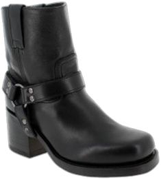 Biker Style Ankle Boots With Buckle Closure, Biker Ankle Boots With Buckle Closure, Black Western Boots With Buckle Closure, Western Black Moto Boots With Buckle Closure, Black Square Toe Boots With Buckle Closure, Womens Cowgirl Boots, Store Hours, Wood Bridge, Get Directions