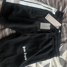 Brand New , Never Worn , Comes With Tags To Prove Authenticity Palm Angels Shorts, Palm Angels, Mens Shorts, Man Shop, Brand New, Tags, Color, Black