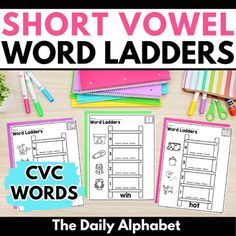 short o level word ladders for the daily alphabet