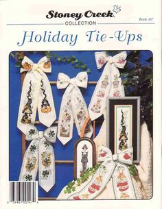 the holiday tie - ups book is shown