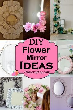 #diy, #crafts, #handmade, #creative Flower Mirror, Magical Art, Spanish Artists, Everyday Objects, Diy Flowers, Cute Illustration, Colorful Pictures