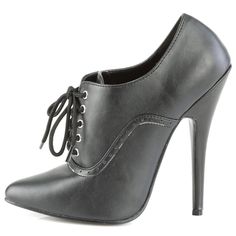 6" High Heel Pointed Toe Ankle Boots. Black Faux Leather. Imod-460 High Heel Faux Leather Booties With Reinforced Heel, Faux Leather High Heel Boots With 4-inch Heel, Chic Lace-up Boots With Platform And Pointed Toe, Formal Lace-up Platform Heeled Boots, Formal Platform Boots With 4-inch Heel And Pointed Toe, Faux Leather Ankle Boot Heels With Reinforced Heel, Formal High Heel Faux Leather Booties, Elegant High Heel Platform Booties, Formal High Heel Lace-up Boots