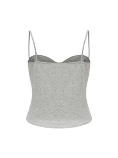 THIS ITEM IS FINAL SALE AND NOT ELIGIBLE FOR A RETURN OR EXCHANGE When in doubt, reach for the Lola Top. This elastic suspender top uses a strong Modal fabric and layered design to provide a supportive style. Chest cups are included. Elastic material Double-layer design Chest cups included Adjustable suspender design Dry clean only Gray Fitted Tank Top With Built-in Bra, Fitted Gray Tank Top With Built-in Bra, Fitted Gray Vest Top, Fitted Solid Tops With Adjustable Straps, Solid Fitted Tops With Adjustable Straps, Gray Fitted Cami Tank Top, Gray Crop Top With Built-in Bra For Summer, Fitted Gray Summer Camisole, Gray Stretch Vest Top