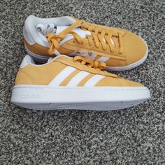 Adidas Grand Court Alpha Tennis Shoe Orange Color Nwt Cloudfoam Comfort Extra Set Of Laces In White To Switch Things Up Smoke Free And Pet Free Home Adidas Grand Court Alpha, Adidas Orange, Adidas Grand Court, Shoes Adidas, Tennis Shoes, Adidas Shoes, Adidas Women, Orange Color, Tennis