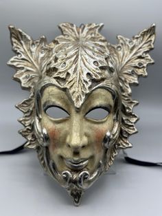 This Silvanus mask is beautifully decorated with blended colours and as finishing touch strass stones. masquerade mask and gala mask but also perfect wall decoration mask. The mask has two straps for wearing . Halloween mask. Greek Masks, Paper Mache Mask, Special Halloween, Halloween Mask, Beautiful Paper, Costume Mask, Masquerade Mask, Halloween Masks, Paper Mache