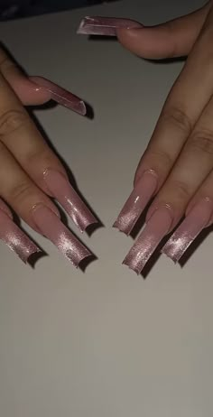 Darker Acrylic Nail Designs, Coffin Shape Nails Long, French Nail Tips Colors, Long Acrylic Nails Classy, Summer Nail Ideas Acrylic Coffin, Acrylic Prom Nails, Future Nails, Basic Baddie Nails Acrylic, Pink Jelly Nails Acrylic Long