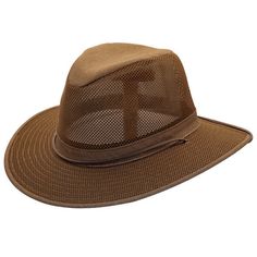 Henschel - Aussie Packable Breezer® Safari Sun Hat If you're looking for a rugged outdoor hat that offers maximum sun protection, take a look at our Aussie Packable Breezer® Safari Hat from Henschel. This durable safari sun hat features high-quality UPF 50+ polyester mesh that blocks out 99% of UV rays. The mesh crown allows for optimal breathability, and the canvas-wrapped brim is wide enough to provide adequate shade during activities like hiking, gardening, boating, fishing and more. Made in the U.S.A. with imported materials. A Packable Safari Hat With Innovative Features This Henschel crushable safari hat includes durable polyester mesh that can be compressed without the risk of shape distortion — the perfect solution for traveling. One of our most popular safari sun hat styles, this Lifeguard Hat, Upf Clothing, Outback Hat, Outdoor Hat, Mens Hats Fashion, Plain Canvas, Safari Hat, Stetson Hat, Outdoor Cap