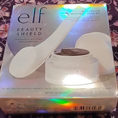 This Nib "Recharging Magnetic Mask Kit" Is Made By Elf And Is Meant To Provide Antioxidant Skin Protection For Your Face.Comes With Mask And Magnetic Tool And Tool Covers.Instructions On Back Of Box. Elf Pimple Patches, Elf Face Mask, Face Mask Applier, Magnetic Face Mask, Masquerade Ball Skincare Masks & Peels, Magnetic Tools, Unique Masks, Skin Care Mask, Skin Care Women