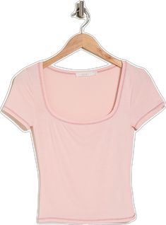 Baby Pink, Square Neck, Nordstrom Rack, Lush, Butter, Short Sleeves, Nordstrom, Relaxed Fit, Wardrobe