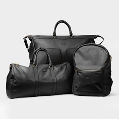 Executive Bag Set - Packs Luxury Luggage Sets, Airplane Carry On, Luxury Travel Bag, Travel Bag Set, Luxury Luggage, Vegan Leather Backpack, Leather Travel Bag, Duffel Bag Travel, Luggage Sets