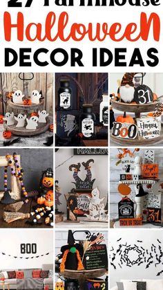 halloween decor ideas that are easy to make and can be used as decorations for your home