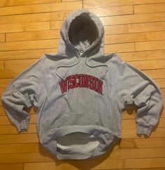 Vintage Y2K Steve & Barrys Embroidered Wisconsin Badgers Pullover Hoodie Size Small FLAWS: Multiple Pen Marks On the Hoodie, Tried to get as many as i could in Pics (See All Pics, Mainly last few pics) -Buyers to verify condition via pics.  All Flaws will be listed above along w/a pic. -Buyers to verify fit using measurements given, prior to the piece being purchased  -Ask questions prior to purchasing! ALL SALES ARE FINAL Measurements: Chest- 22" Length- 27" Important Information for buyers (So Gray Hoodie With Embroidered Logo For Fall, Gray Embroidered Logo Hoodie For Fall, Gray Fall Hoodie With Embroidered Logo, Oversized Hoodie With Letter Embroidery, Hooded Tops With Letter Embroidery For Streetwear, Hooded Tops With Letter Embroidery For Winter, Sporty Hoodie With Embroidered Graphics For Winter, Oversized Hoodie With Letter Embroidery For Winter, Oversized Winter Hoodie With Letter Embroidery