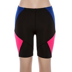 Gender: Women Item Type: Leggings Waist Type: High Model Number: P1732041 Fabric Type: Knitted Material: Polyester,Spandex Pattern Type: Patchwork Length: Knee-Length Thickness: STANDARD Style: Casual Summer Stretch Bottoms With Contrast Color, Stretch Color Block Bottoms For Training, Fitted Color Block Sports Bottoms, Color Block Sports Bottoms, Short Length, Fitted Color Block Gym Bottoms, Stretch Sports Bottoms With Contrast Color, High Waist Stretch Bottoms With Contrast Color, High Waist Bottoms With Contrast Color Stretch, High Waist Bottoms With Contrast Color And Stretch