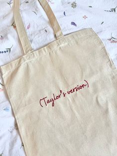 Taylor Swift Tote Bag Painting, Embroidered Taylor Swift, Embroidered Bags Diy, Painted Totes, Tote Bag Business