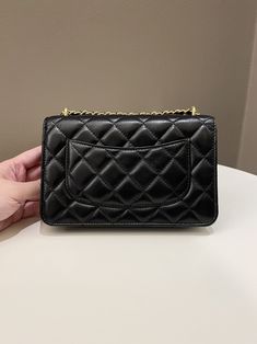 Chanel 23C Quilted Cc Wallet On ChainBlack Glazed GHWSize 19 x 12.5 x 4 cmAdjustable chainMicrochipOct 2022New Kept Unused (minor undeflap imprint otherwise new)Includes full set box, dust cover and receiptPrice now 4600 sgd 3450 usd CN6031-08 Black Wallet With Chain For Everyday Use, Black Chain Wallet For Everyday Use, Black Evening Wallet With Chain Strap, Black Wallets With Chain Strap For Everyday Use, Black Wallets With Chain Strap, Black Evening Wallets With Chain Strap, Black Rectangular Wallet With Chain Strap, Classic Crossbody Wallet With Chain Strap, Black Wallet On Chain For Everyday