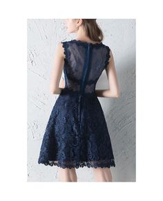 Buy navy blue lace short homecoming dress sleeveless at cheap price online. Free stable shipping and pro custom service since 2009. Sleeveless Lace Mini Dress For Homecoming, Sleeveless Blue Lace Prom Dress, Blue Lace Mini Dress For Homecoming, Sleeveless Scalloped Lace Dress For Prom, Blue Lace Sleeveless Dress, Blue Lace Back Dress For Prom Season, Navy Sleeveless Prom Dresses, Blue Dresses With Lace Back For Prom, Blue Dress With Lace Back For Prom Season