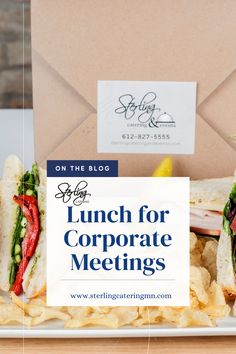 lunch for corporate meetings on the blog by styrofoam catering, inc