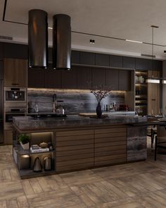 Kitchen Organization Ideas Brown Kitchen Designs, Modular Kitchen Interior, Modular Kitchen Design, Brown Kitchens, Kitchen Cabinet Design, Kitchen Makeover