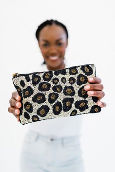 Long Trim, Beaded Clutch, Zipper Top, Leather Wristlet, Modern Chic, New Instagram, Chic Boutique, Satchel Bags, Leather Handmade