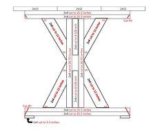 the measurements for a dining table with four legs and one leg on each side,