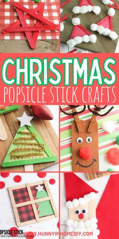 christmas popsicle stick crafts for kids to make