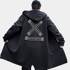 Techwear Jacket Harajuku Womens Techwear, Mens Techwear, Black Techwear, Techwear Jacket, Techwear Outfits, Net Fashion, Gadgets Electronics, Casual Outwear, Technical Clothing