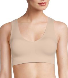 From VAN WINKLE & CO., this bralette features:Removable padsNo underwireBuilt up strapsPullover constructionNylon/spandexHand wash/line dryImported. Seamless Shapewear Bra, Seamless Stretch Elastane Bra, No-show Stretch Shapewear Bra, Seamless Underwire Bra, Elegant Stretch Sports Bra With Removable Pads, Bra Friendly Elastane Camisole, Stretch No-show Shapewear Bra, Seamless Underwire Sports Bra With Stretch, Low-cut Bra-friendly Shapewear