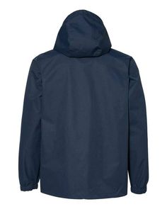 Nylon Anorak - CLASSIC NAVY - XL | Independent Trading Co. Nylon Anorak Jacket in Classic Navy Blue Size XL Navy Nylon Outerwear For Outdoor, Navy Casual Weatherproof Windbreaker, Casual Navy Weatherproof Windbreaker, Navy Weatherproof Windbreaker For Outdoor Activities, Navy Hooded Raincoat For Outdoor, Navy Casual Windbreaker For Outdoor, Navy Casual Parka For Outdoor Use, Casual Navy Parka For Outdoor, Navy Nylon Windbreaker For Outdoor Activities