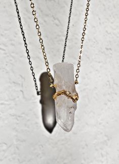 This is a delicate necklace with a clear quartz pendant held by a 14k heavy gold plated chain. Perfect for a gift. The delicate and minimalist design of the necklace goes well with both casual and sophisticated looks. Minimalist Crystal Pendant Necklace With Delicate Chain, Minimalist Gold Quartz Jewelry, Minimalist Gold Quartz Necklace, White Quartz Minimalist Necklace, Minimalist White Quartz Necklace, Crystal Quartz Necklace, Gold Gift, Chain Gold, Crystal Quartz