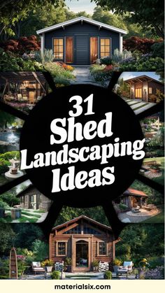 31 shed landscaping ideas.