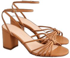 Strappy Block Heel Sandals, Dance Floor Wedding, Strappy Block Heels, Straight Leg Denim, Block Heels Sandal, Leather Items, Womens Heels, Italian Leather, Fashion News