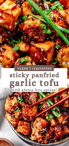 If you're in the mood for an easy weeknight dinner, this sticky panfried garlic lime tofu is for you! This tofu is marinated to perfection, panfried, and then coated in a thick, sticky, sweet yet savory, garlic lime sauce. This recipe is vegan, vegetarian, dairy free and can be made gluten free by using GF soy sauce or coconut aminos in the sauce. Great served with rice and stir fry veggies. This post also includes options for air frying or baking the tofu. Lime Sauce, Easy Weeknight Dinner, Tasty Vegetarian Recipes, Think Food