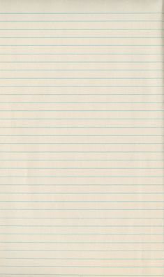 a piece of lined paper with lines on it