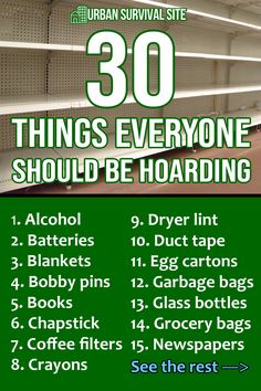 30 Things Everyone Should Be Hoarding Survival Essentials List, How To Fortify Your Home, Survival Pack List, Shtf Preparedness Diy, Survival Supplies List, Survival Binder Free Printables, Winter Power Outage Survival, Doomsday Prepping List, Prepping Survival Emergency Preparedness