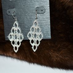 Cezanne Cz /Silver Dangling Earrings Nwt Details: Cz Silver Sensitive Skin French Wire 1.75”L X 0.75”W New With Tags Bridal Jewellery Earrings, Diamond Chandelier, Rhinestone Heart, French Wire, Cross Earrings, Dangling Earrings, Silver Rhinestone, Gold Earrings Dangle, Stone Earrings