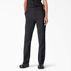 Women's FLEX Original Fit Work Pants | Women's Pants | Dickies - Dickies US Dickies Work Pants, Pants Woman, Work Pants Women, Dickies Women, Work Shirts, Work Pants, Pants Black, Shirt Sleeves, Short Tops