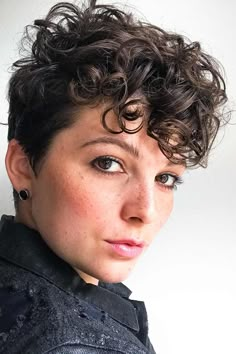 Curly Pixie Cuts