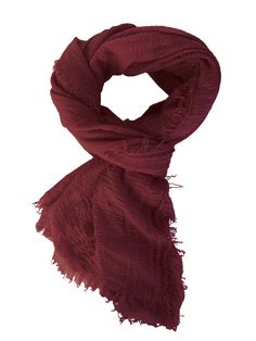 Boho Scarf - Oxblood Bohemian Scarves, Boho Scarf, Style Scarf, Boho Scarfs, Scarf Women Fashion, Handmade Scarves, Cotton Scarf, Cotton Viscose, Woven Cotton