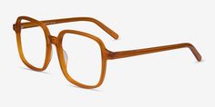 Gaston Square Mellow Yellow Glasses for Men | Eyebuydirect Square Glasses Aesthetic, 70s Glasses, Yellow Glasses, Glasses Inspiration, Yellow Frame, Brown Glasses, Discover Your Style, Frame Eyeglasses, Glasses For Men