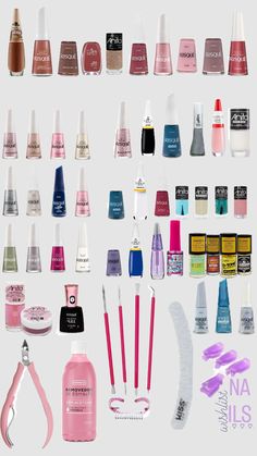 lista de esmaltes Nails Care, Nail Polish Collection, Perfect Nails, Just Girl Things, Nail Polishes, Nails Inspo, Girly Girl, Nails Ideas